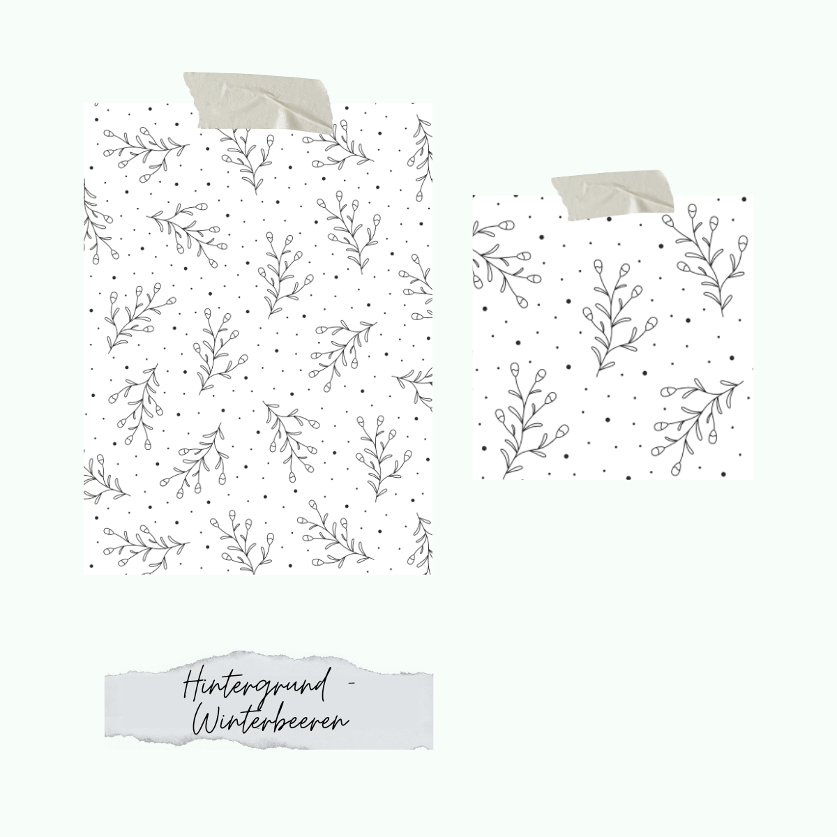 Hintergrund-Winterbeeren
