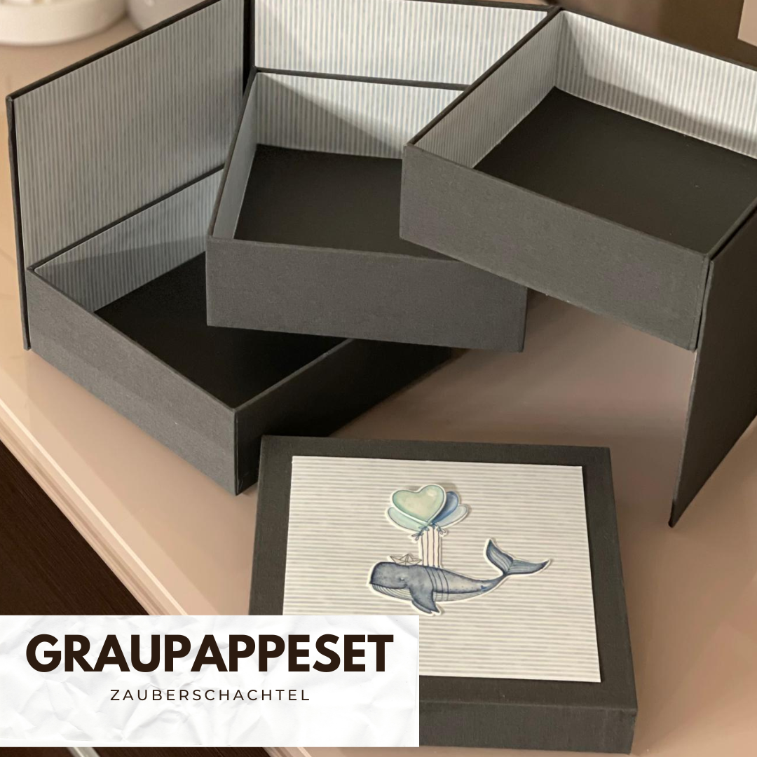 Graupappe Set Zauberschachtel 