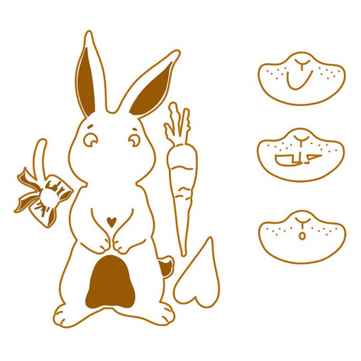 Die - Schokohase mit Herz