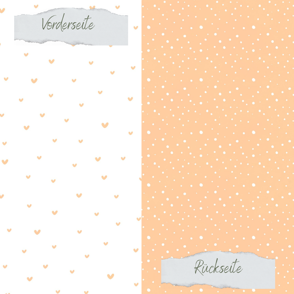 Papel de diseño - Basic - Aprikosenmousse - Doodle Herzen + Sprenkel - Doppelseitig bedruckt Papel de diseño - Basic - Aprikosenmousse - Doodle Herzen + Sprenkel - Doppelseitig bedruckt