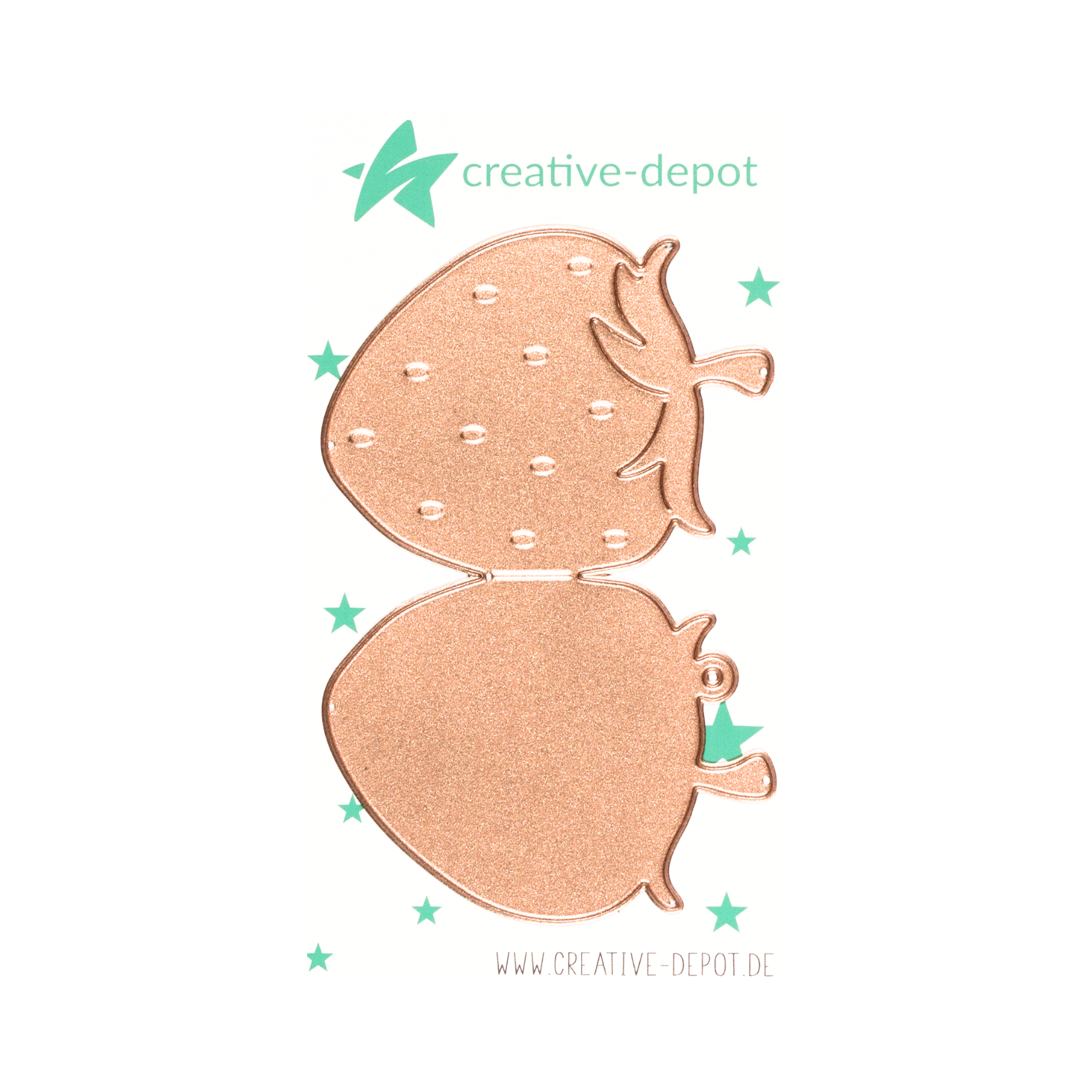 Die - Erdbeere - Anhängerkärtchen