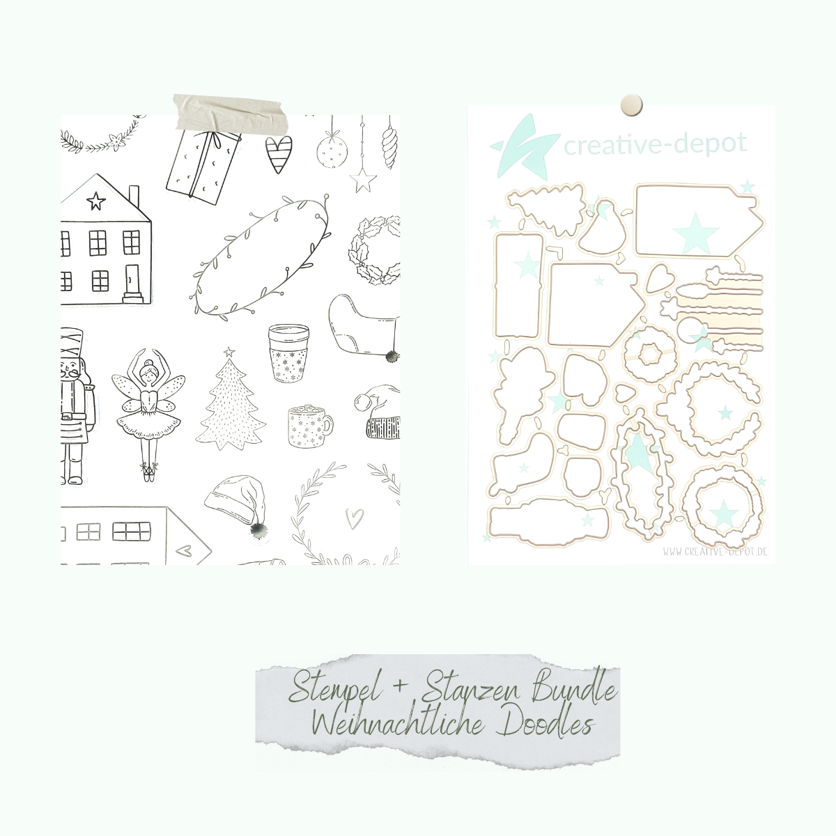 Weihnachtliche-Doodles-Bundle