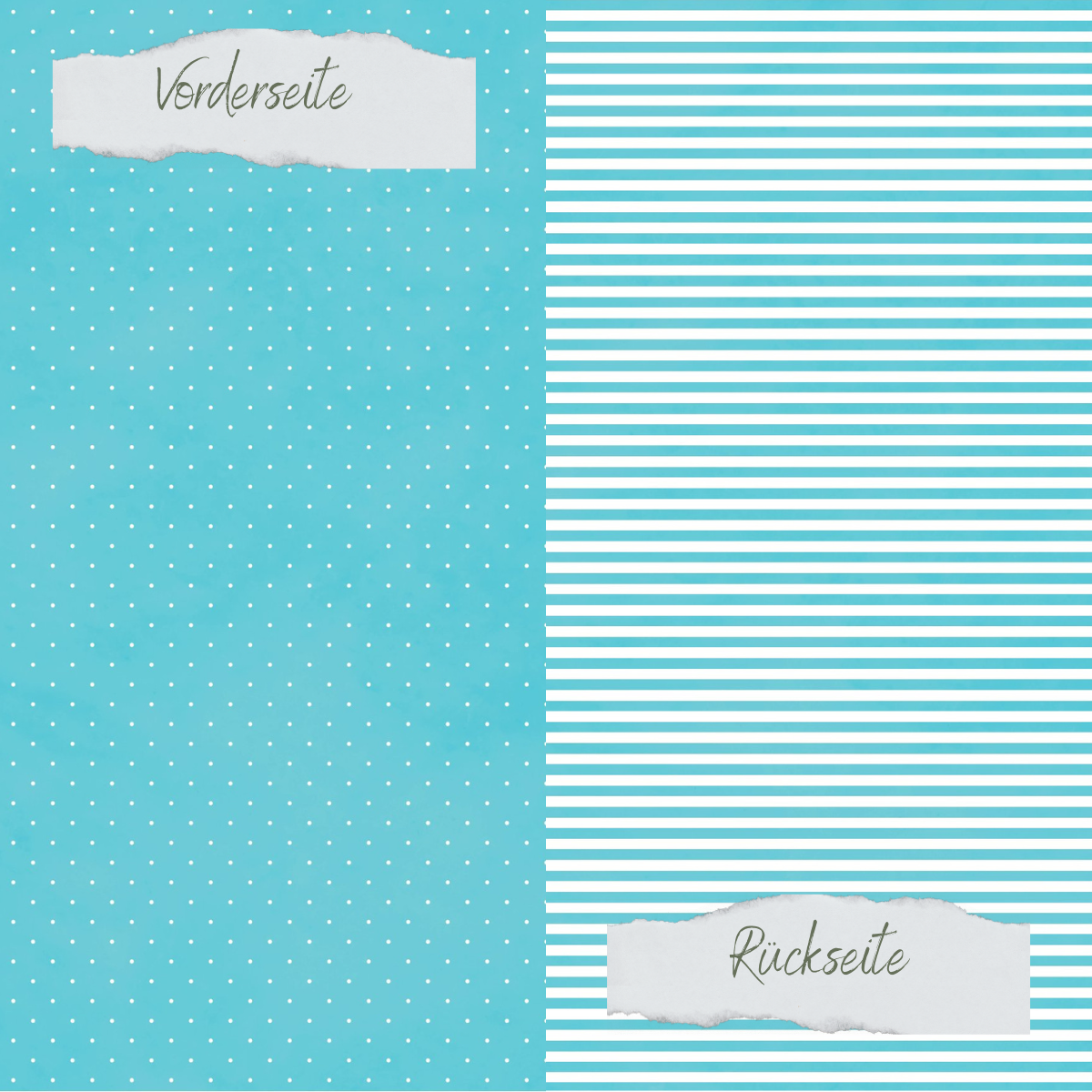 CD-BP-150 Papel de diseño - Basic - Pool - Mini Pünktchen + Schmale Streifen - Beidseitig bedruckt