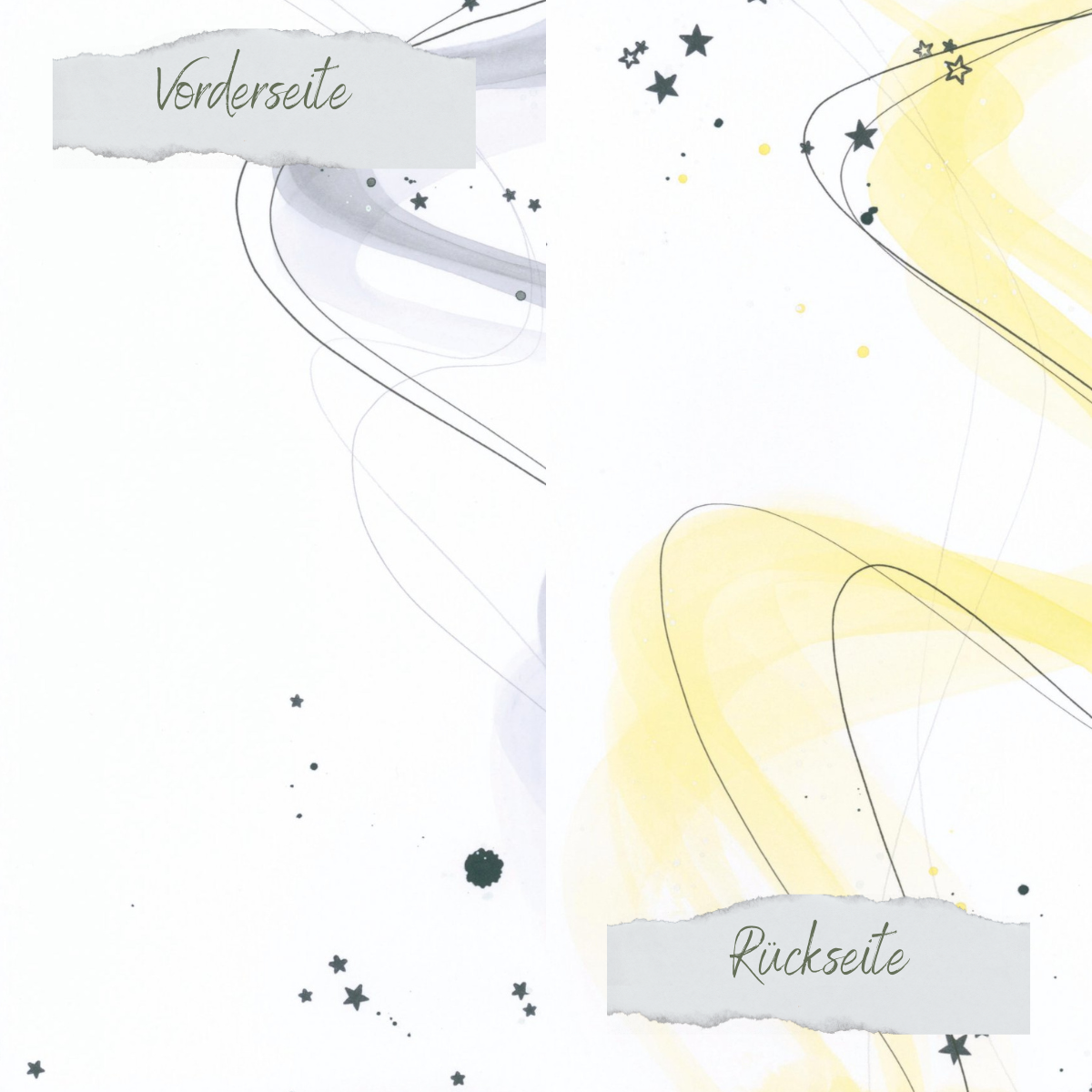 Designpapier - Designline - Scrapliebe - Grau & Gelb - Doppelseitig bedruckt Designpapier - Designline - Scrapliebe - Grau & Gelb - Doppelseitig bedruckt