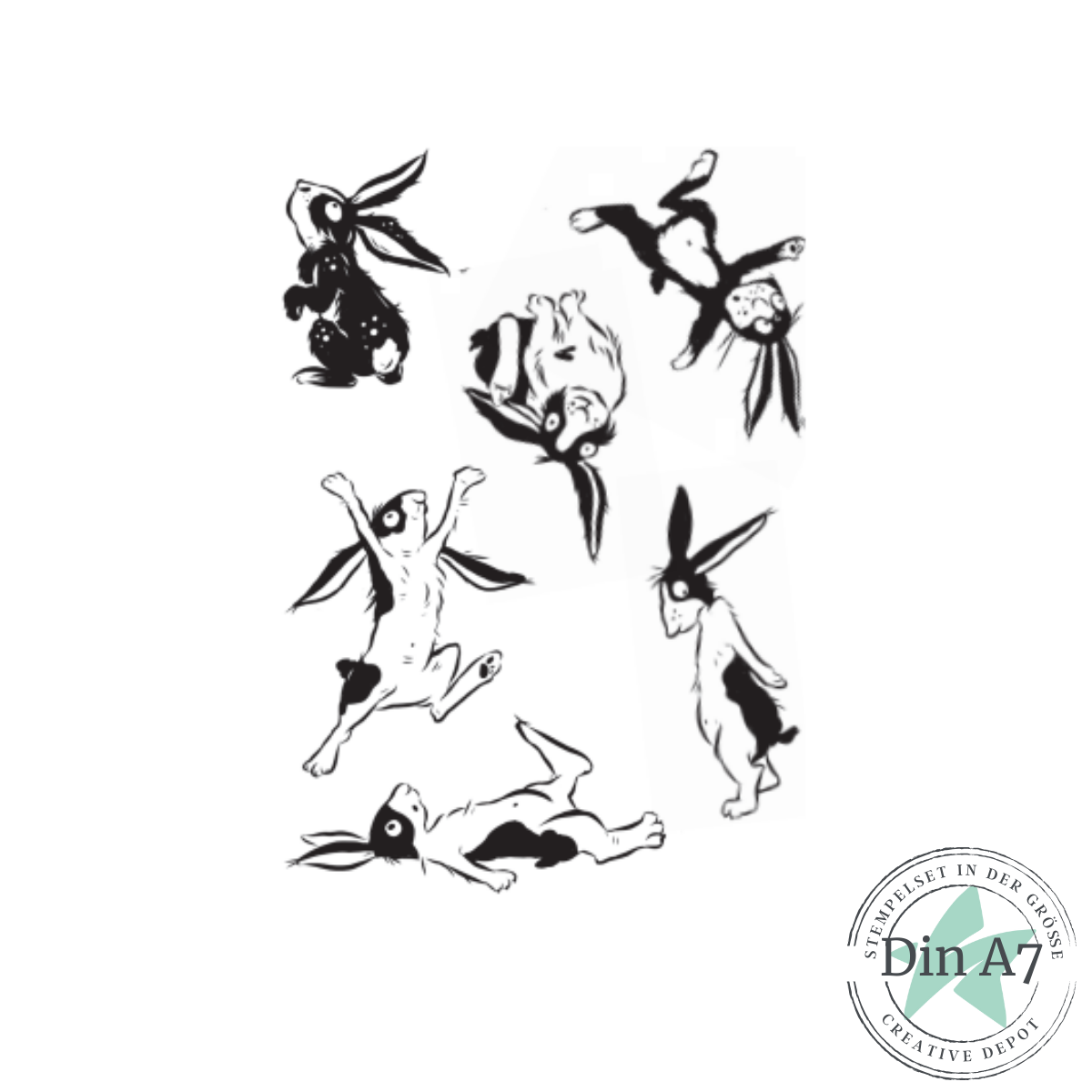 Stempelset - Heikes Welt - Hasen