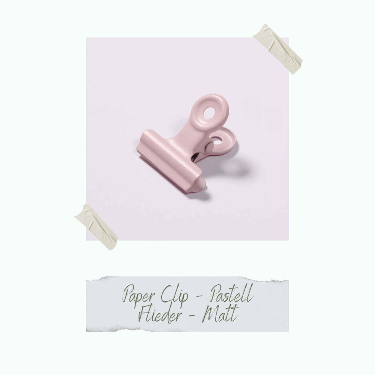 CD-ZB-058_Paper-Clip-Pastell-Flieder-Matt-einzeln Paper Clip - Pastell Flieder - Matt