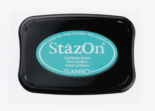 Stempelkissen StazOn - Caribbean Green