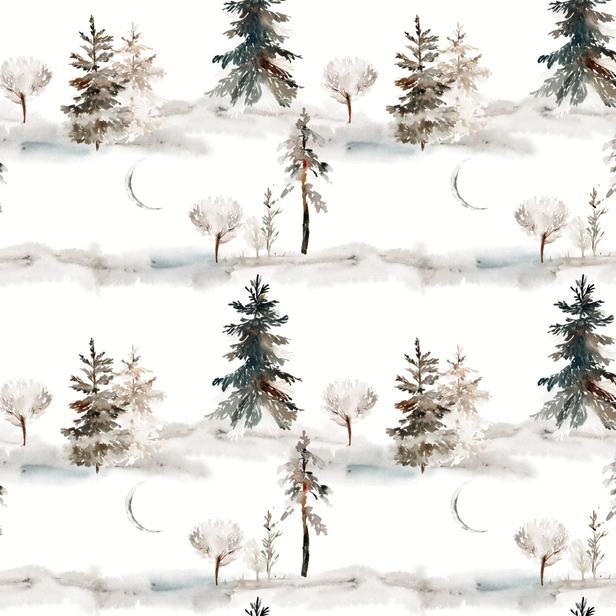 Papier design - Landschaft - Wintertraum