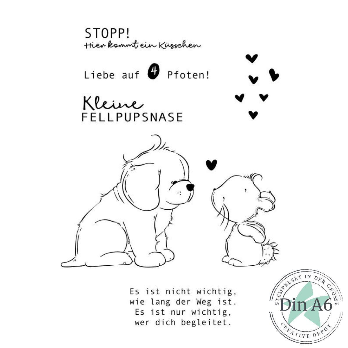 Stempelset - Fellpupsnase