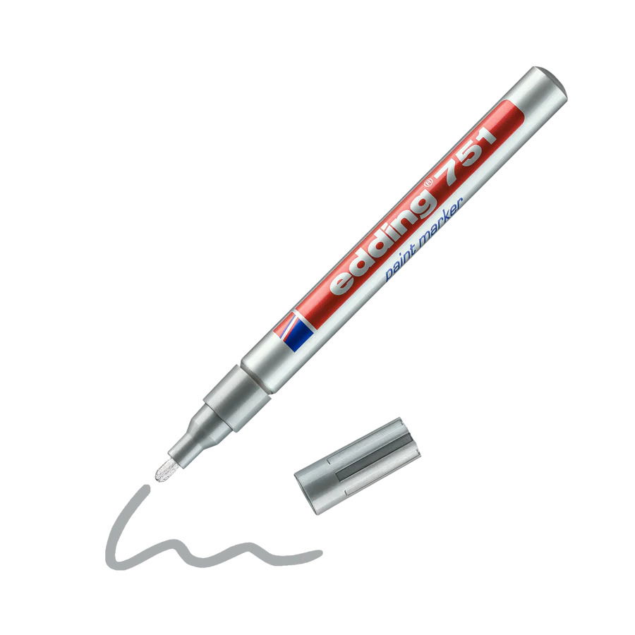 Edding - Lackmarker - Silber - 1-2mm