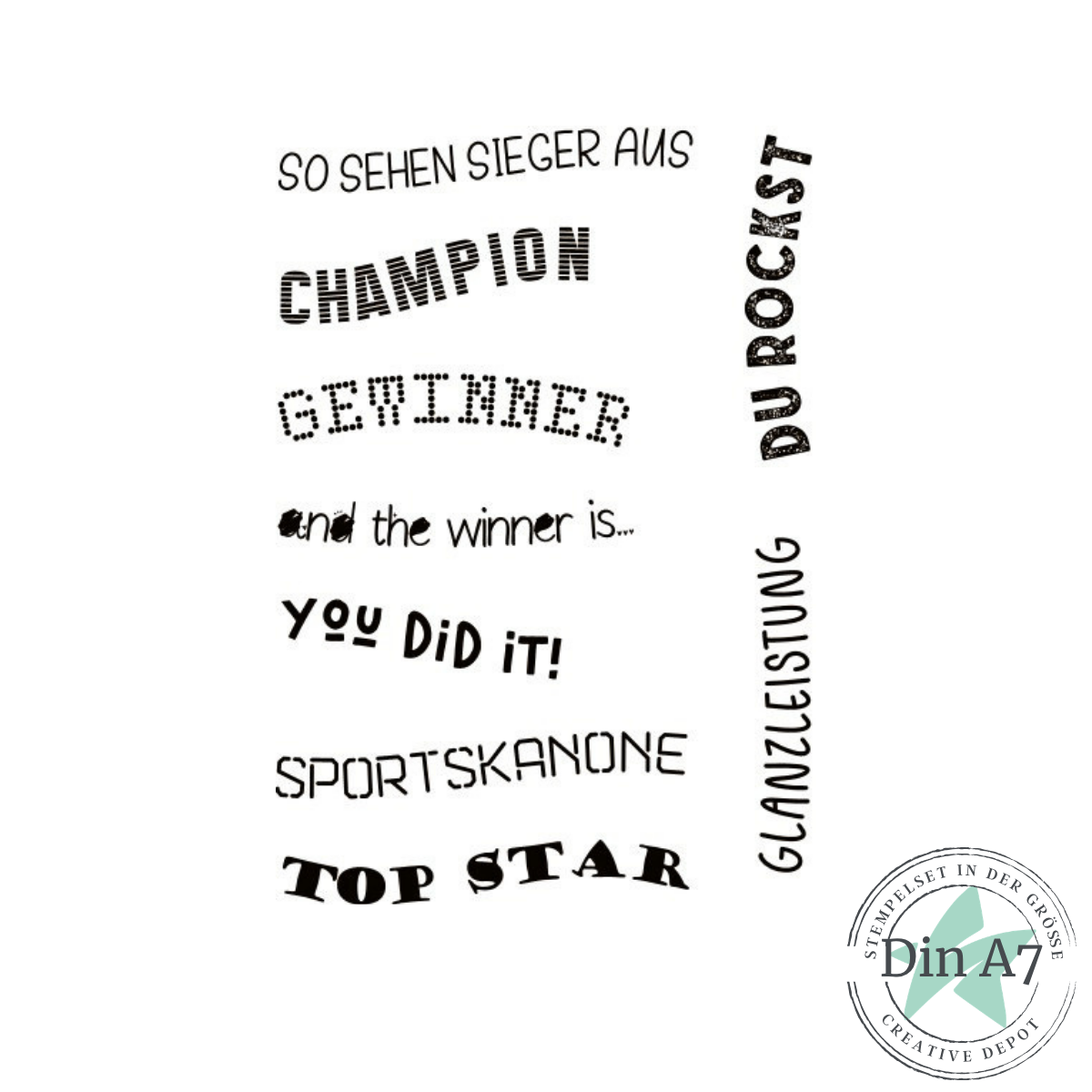 Stempelset - And the winner is