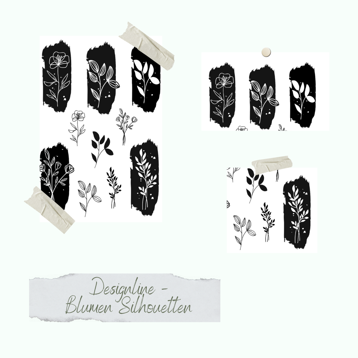 CD-Stt-1109-Designline-Blumen-Silhouetten