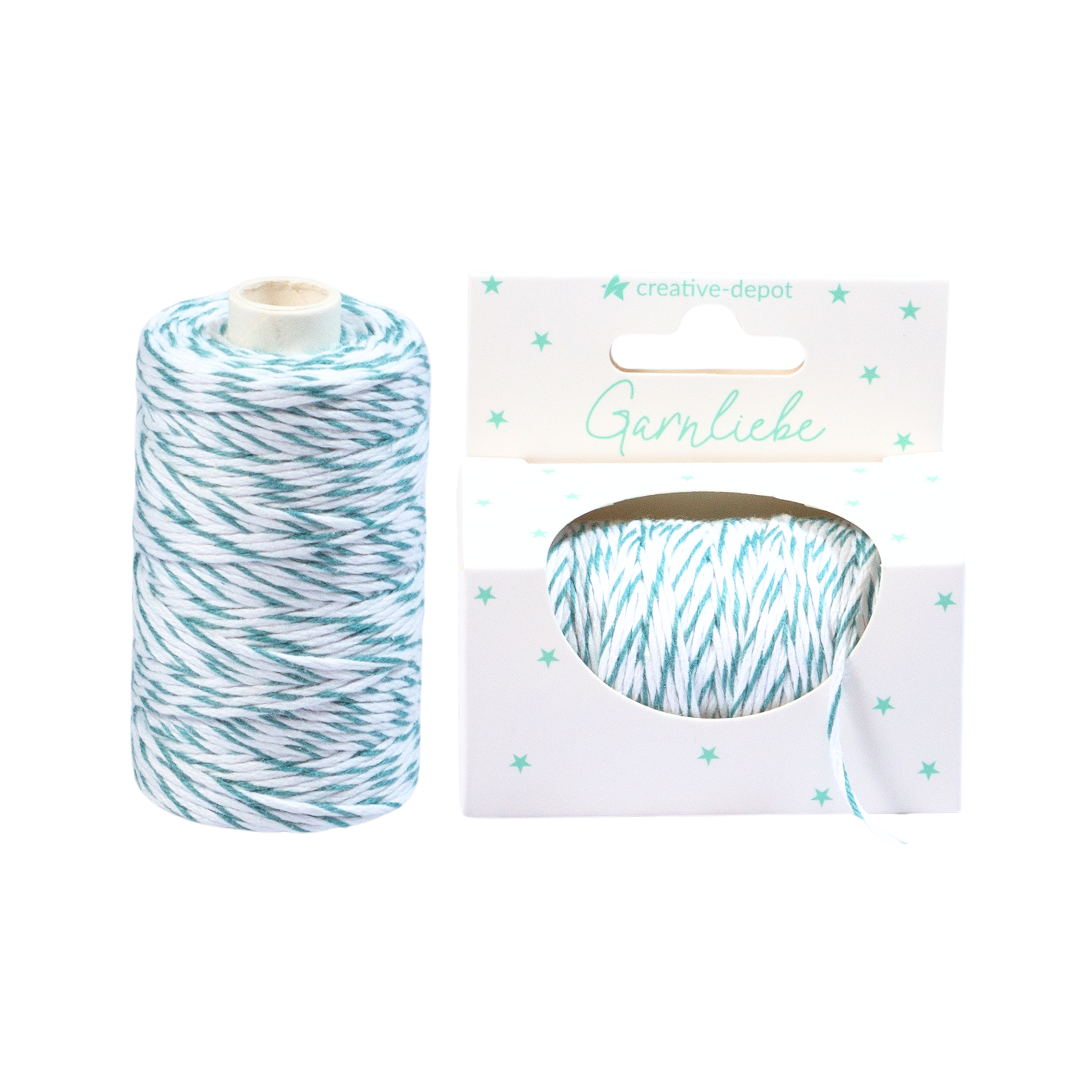 Baker Twine - Weiß & Salbei - Garnliebe