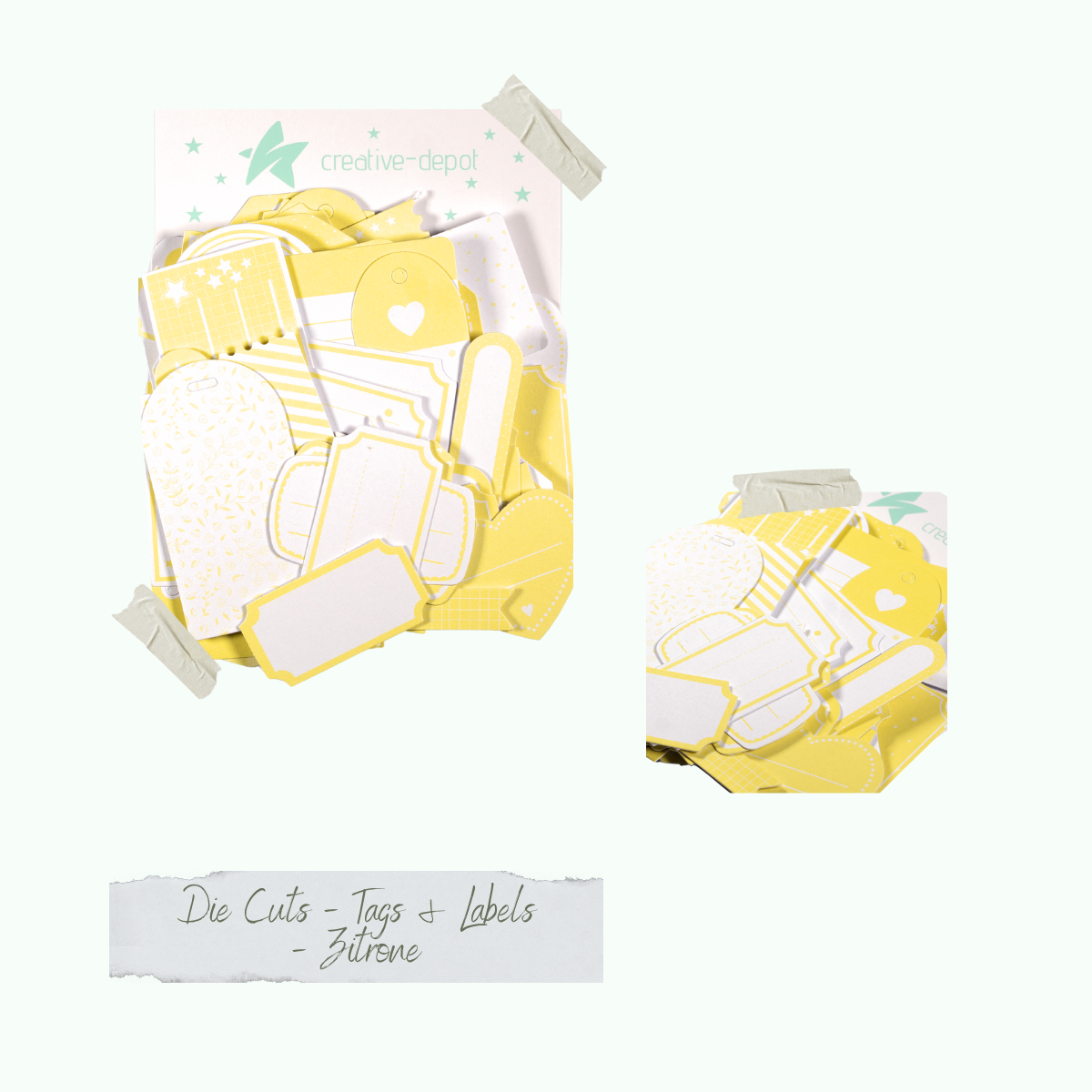 Die Cuts - Tags & Labels - Zitrone Die Cuts - Tags & Labels - Zitrone