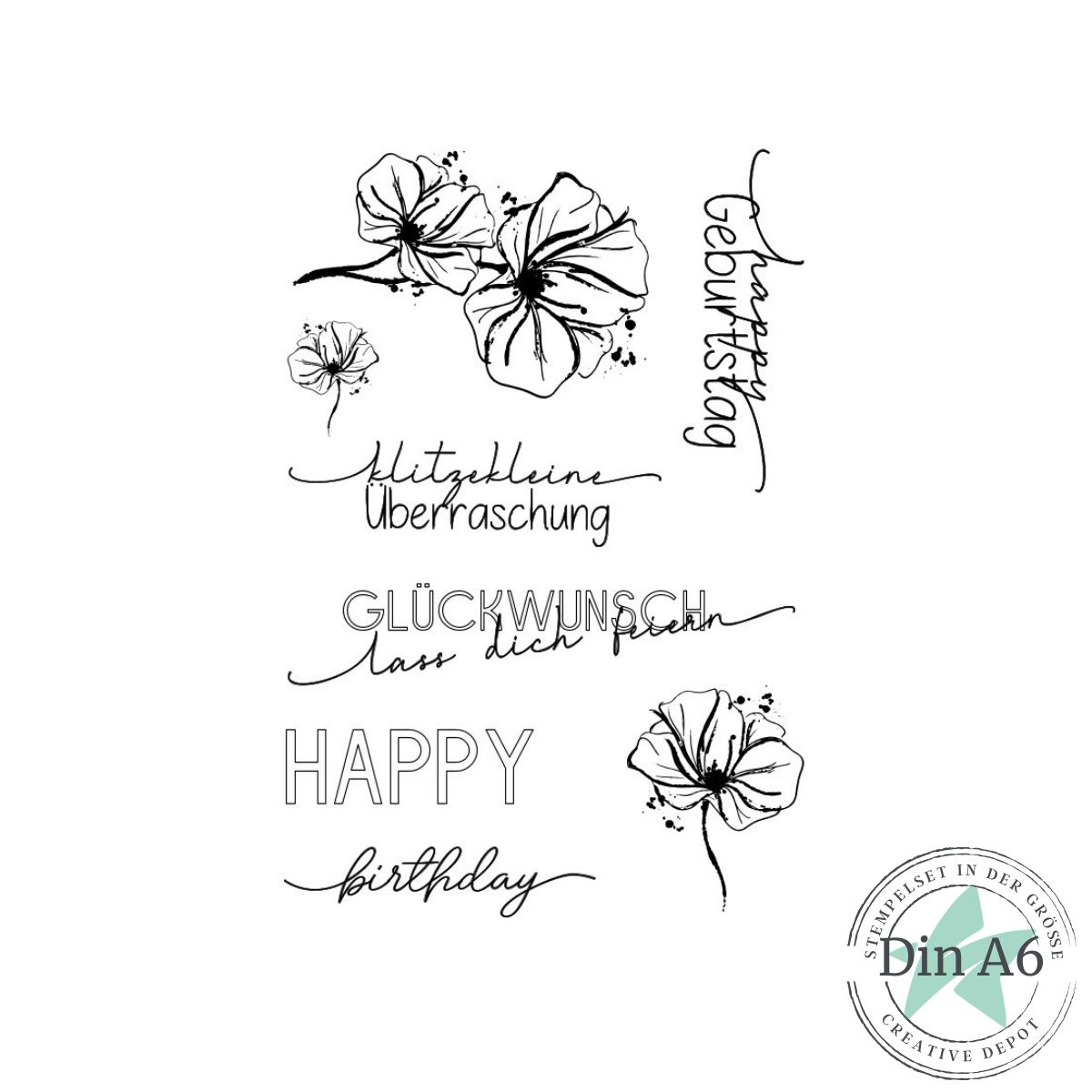 Stempelset - Klitzekleine Überraschung
