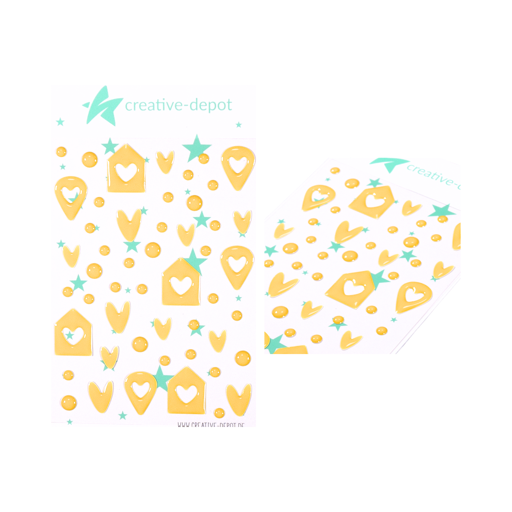 Enamel Dots - Häuschen Mix - Löwenzahn