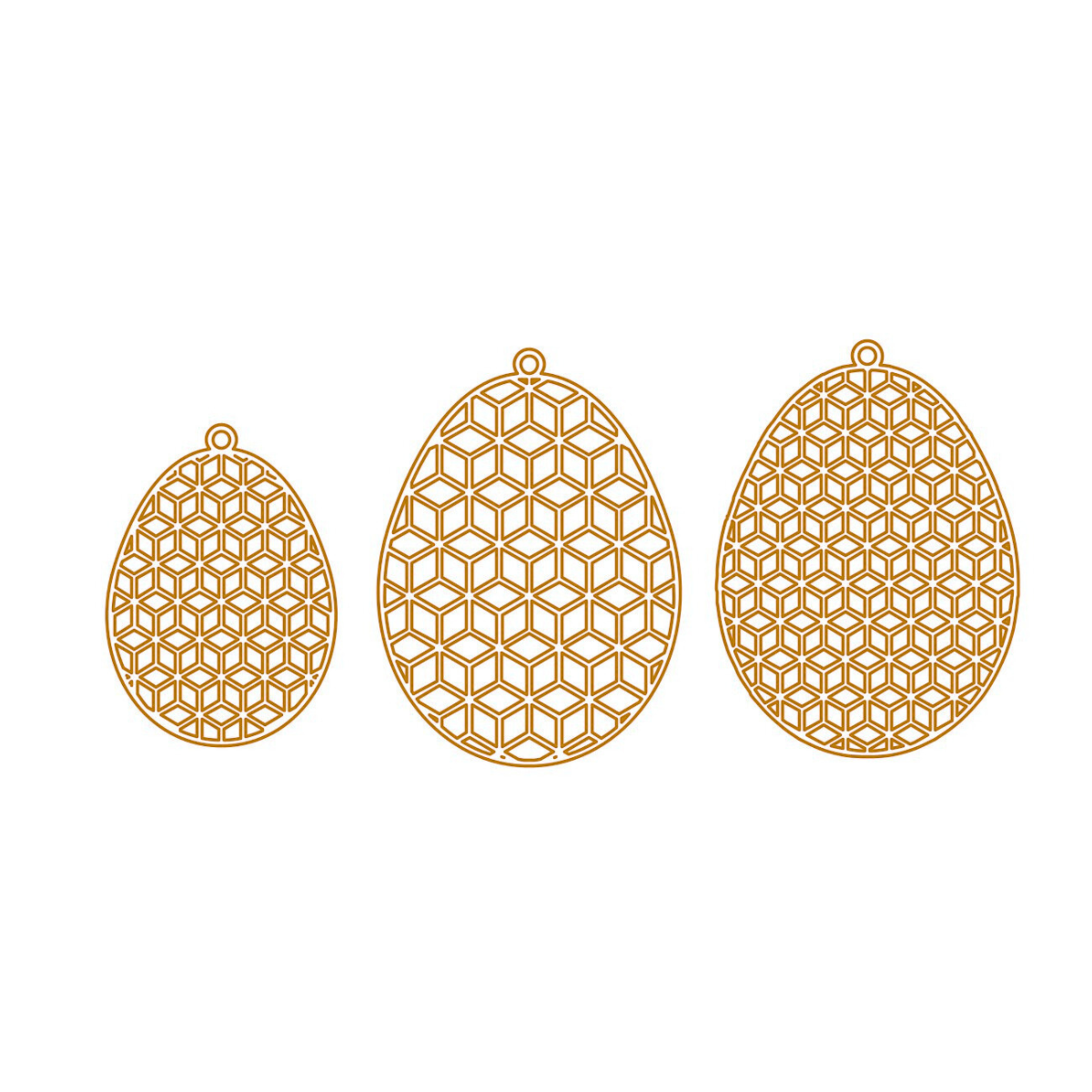 Die - Gemusterte Osteranhänger I 