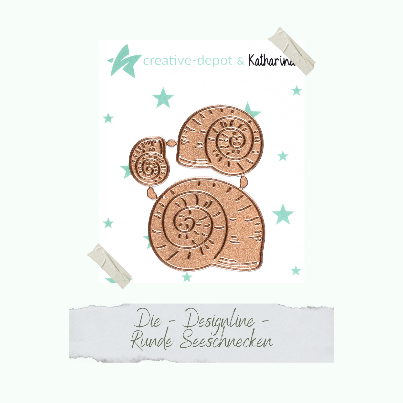 Die - Designline - Runde Seeschnecken