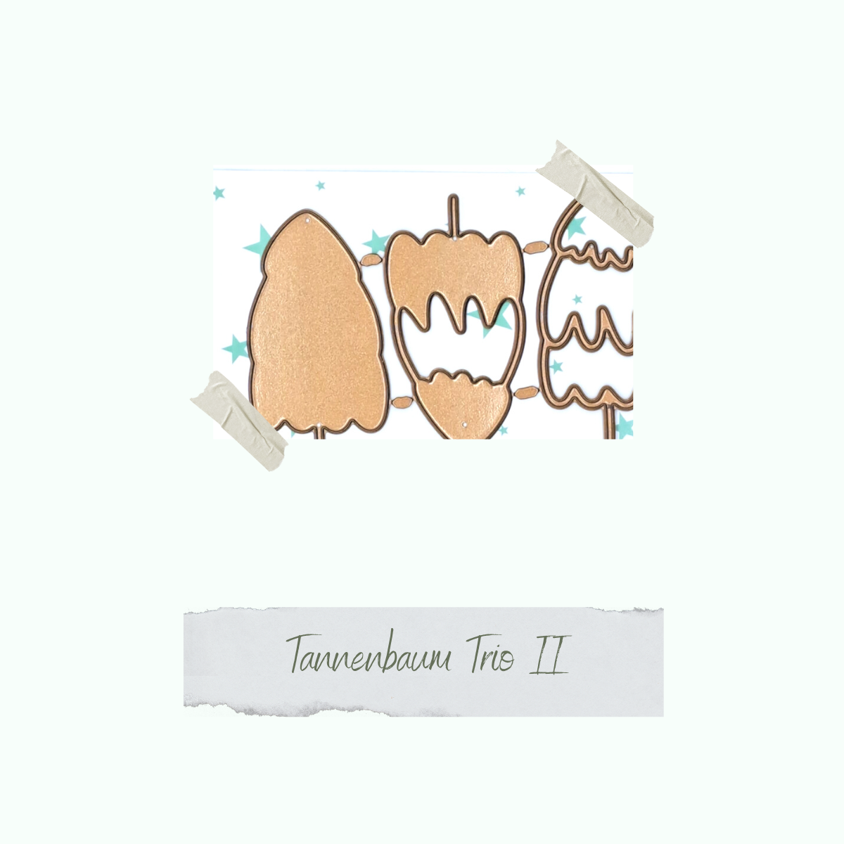 CD-Die-1010 Die - Tannenbaum Trio II