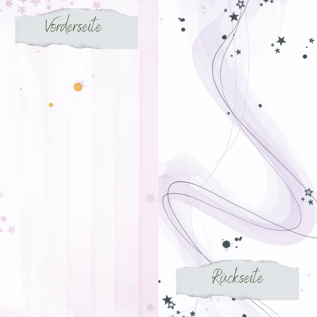 Designpapier - Designline - Scrapliebe - Flieder - Doppelseitig bedruckt Designpapier - Designline - Scrapliebe - Flieder - Doppelseitig bedruckt