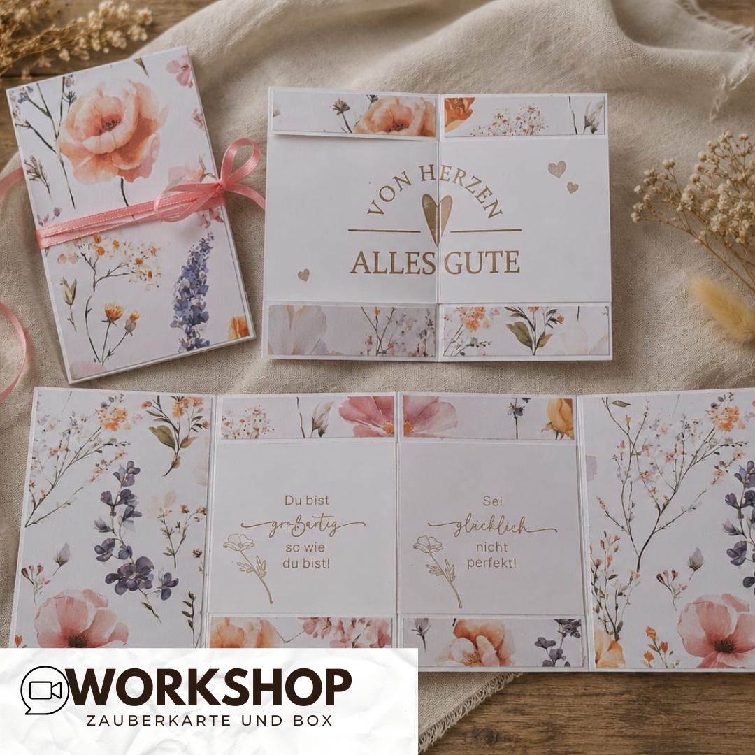 Zoom Workshop Zauberkarte und kleine Verpackung - 13.07.2026