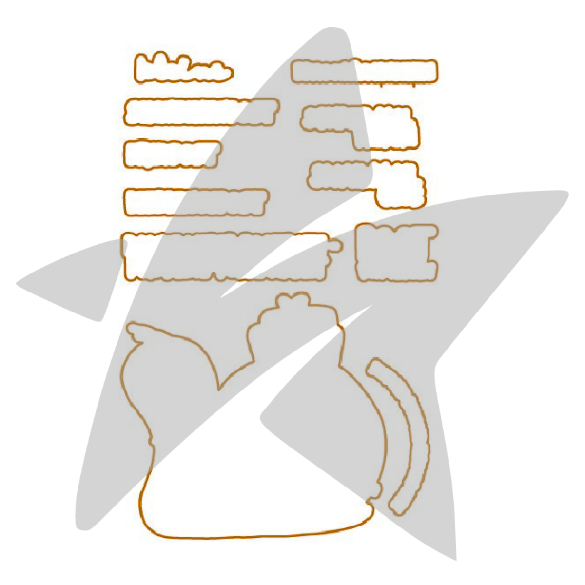 Die - Kleine Schneckenpost - Outline
