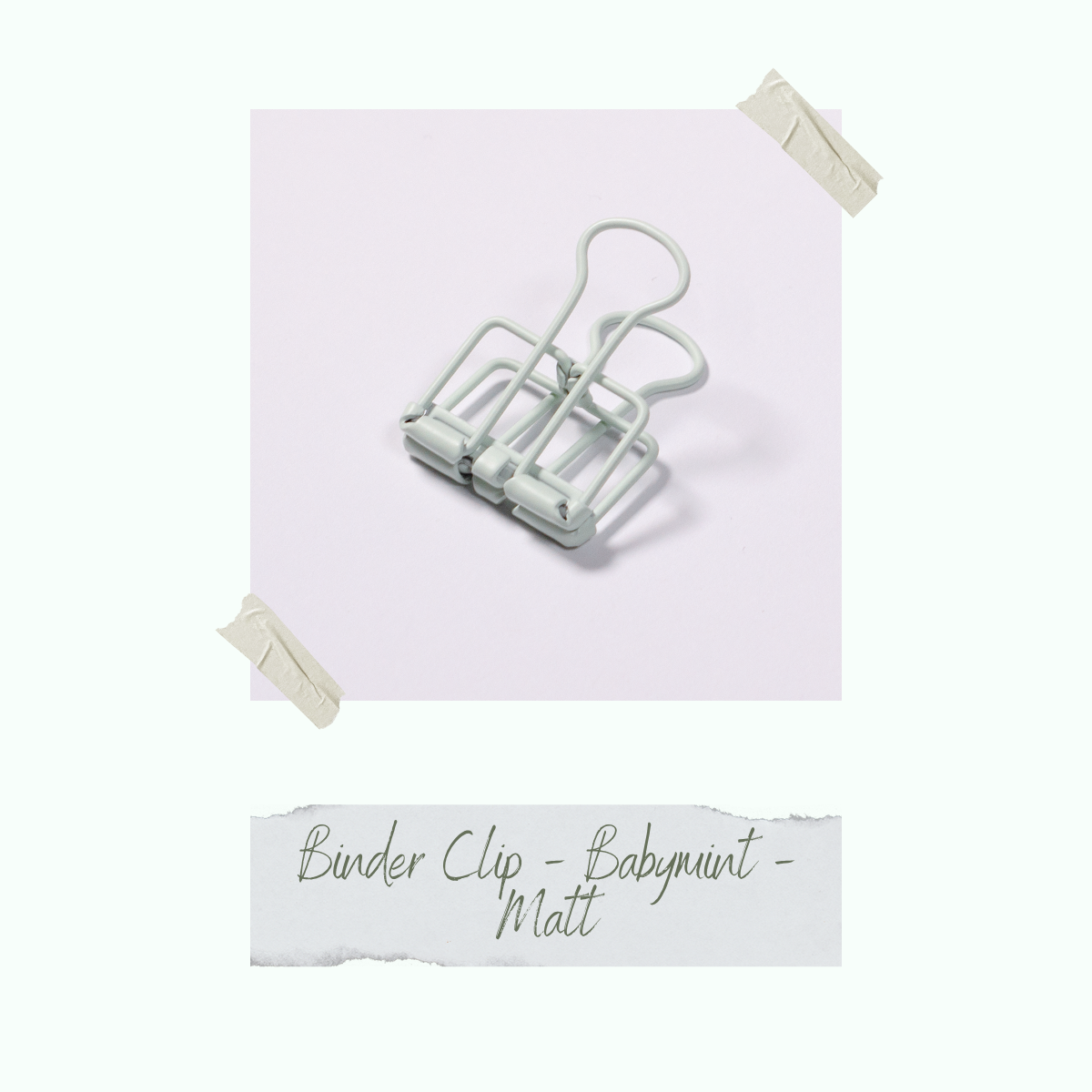 CD-ZB-030_Binder-Clip-Babymint-Matt-einzeln