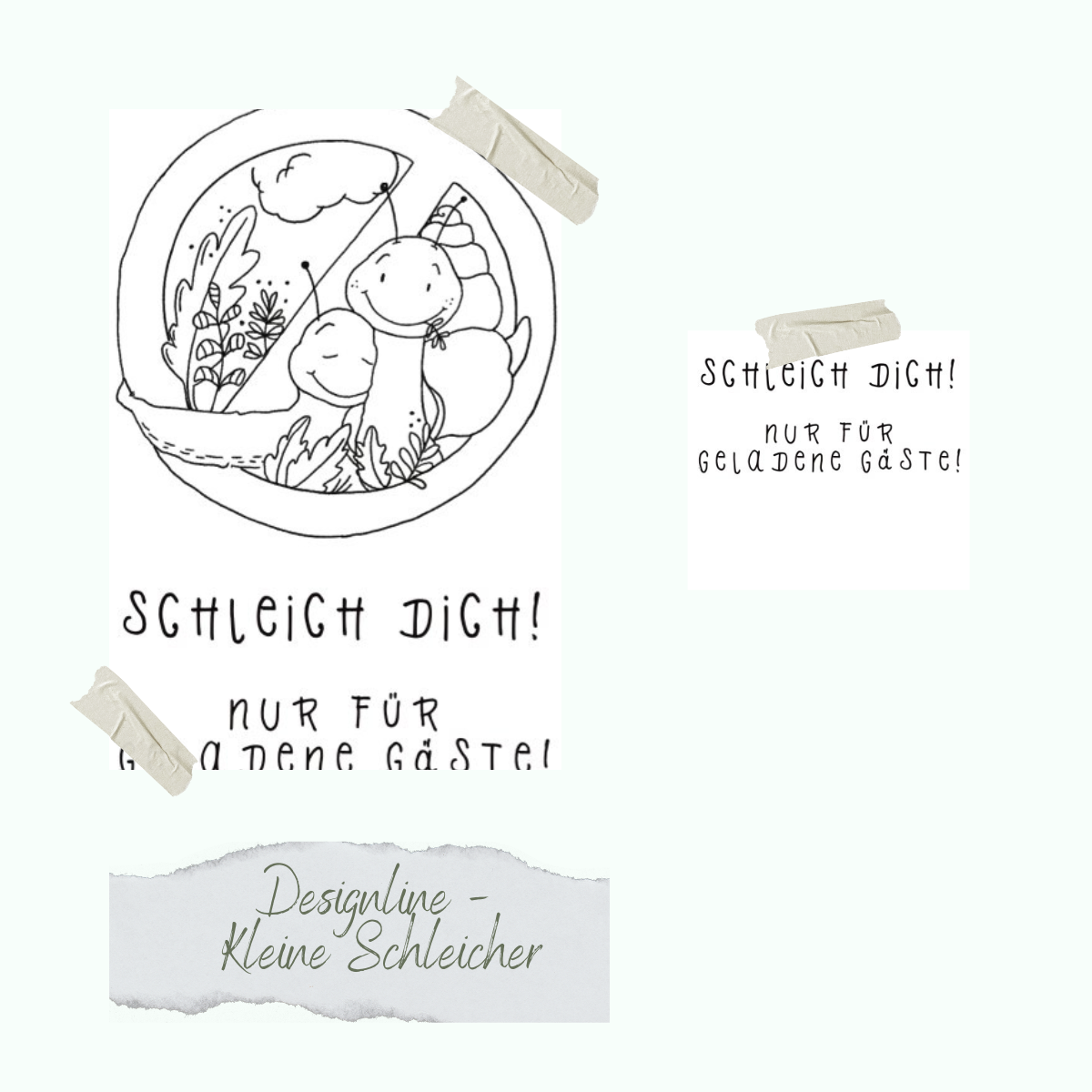 Stempelset - Designline - Kleine Schleicher Stempelset - Designline - Kleine Schleicher