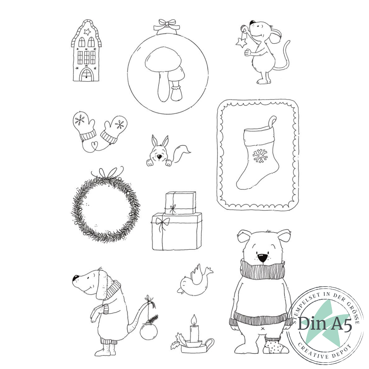 Stempelset - Zauberschöne Weihnachtszeit
