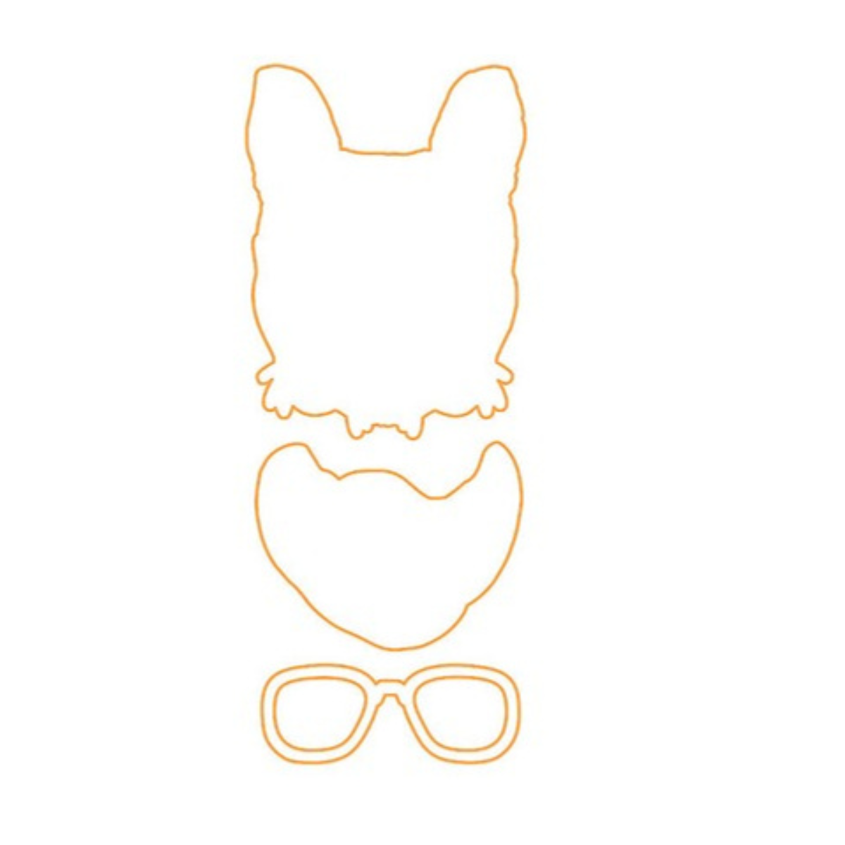 Die - Bulldogge Barney - Outline