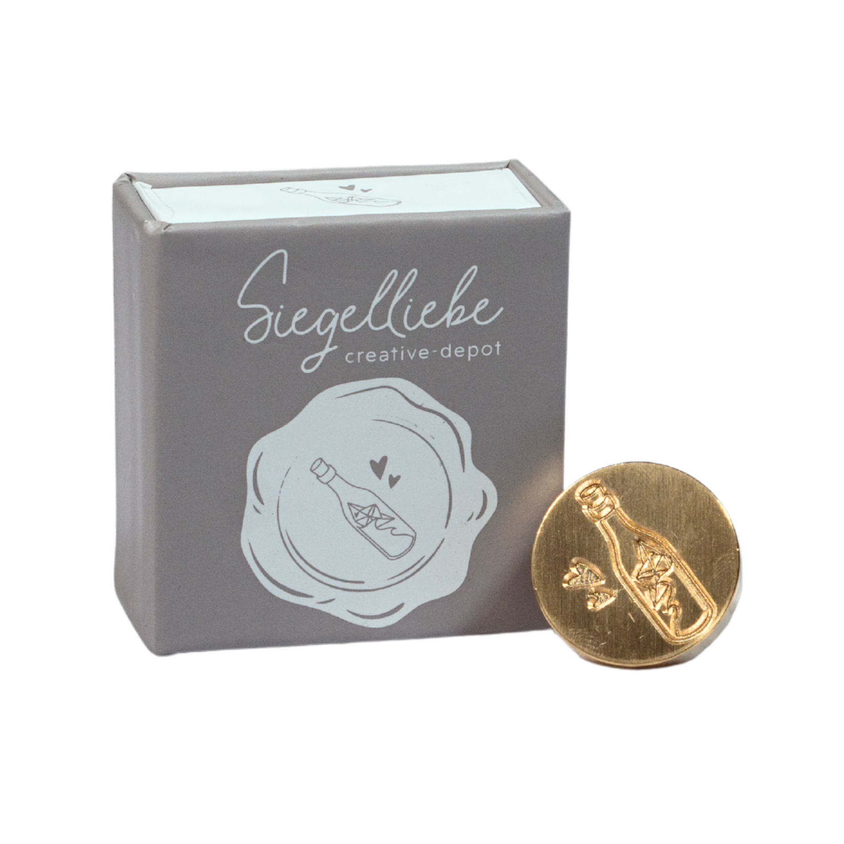 Siegelkopf - Designline - Buddelschiff - Siegelliebe