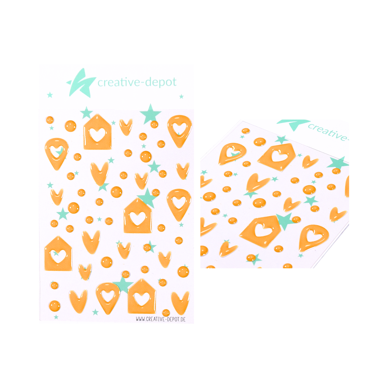 Enamel Dots - Häuschen Mix - Curry