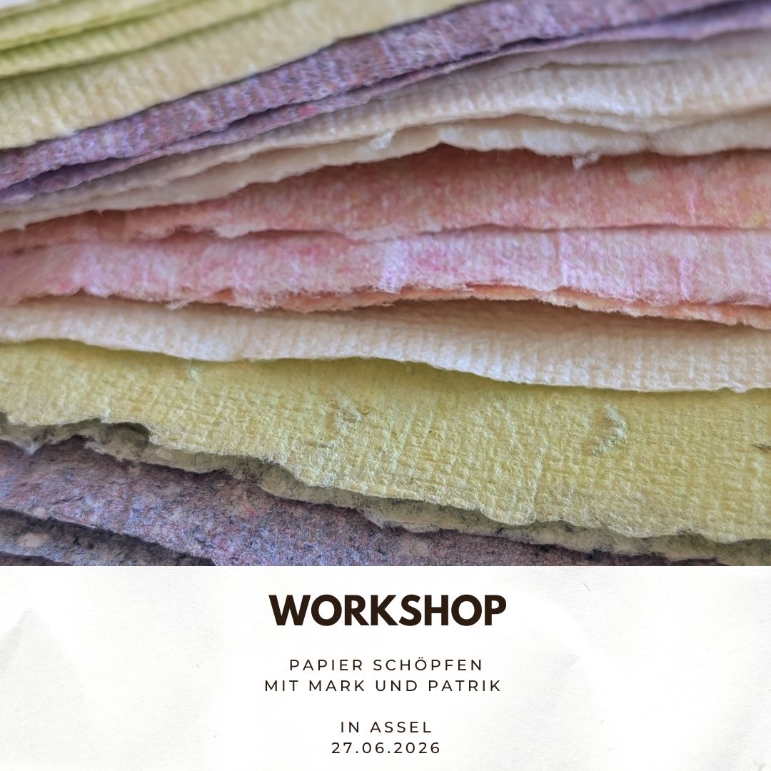 Workshop Papier schöpfen - Deine eigene Papierkunst - 27.06.2026