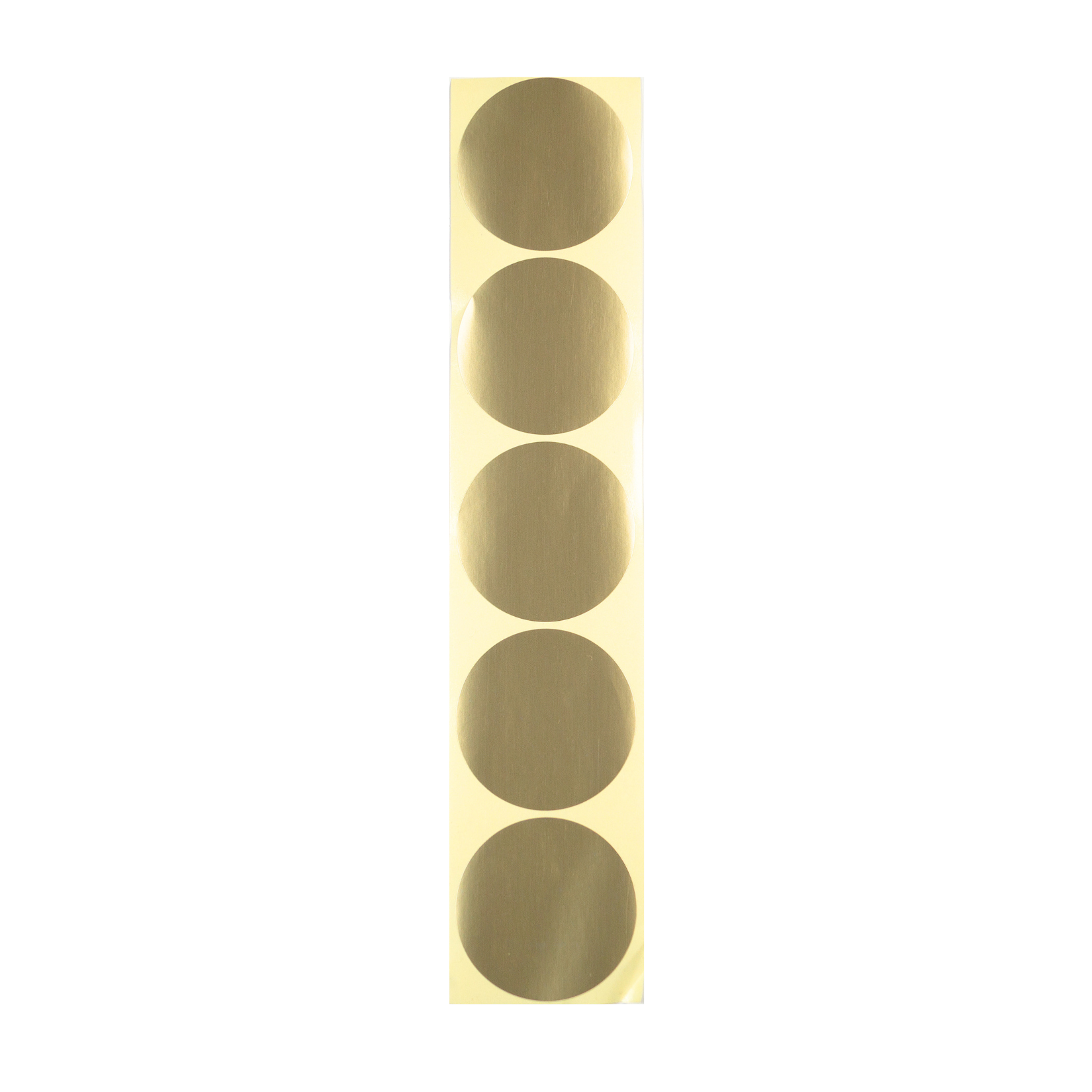 Runde Etiketten - goldfarbend - 5 cm