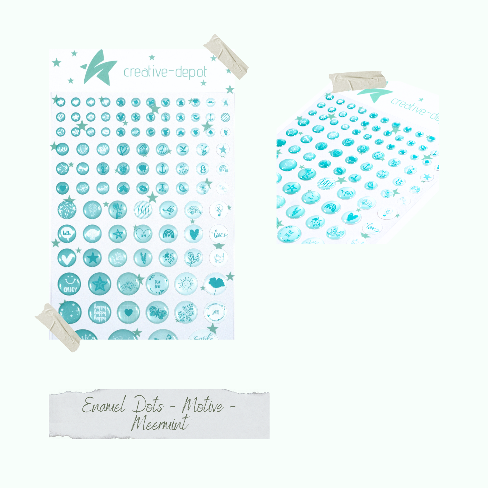 Enamel Dots - Motive - Meermint