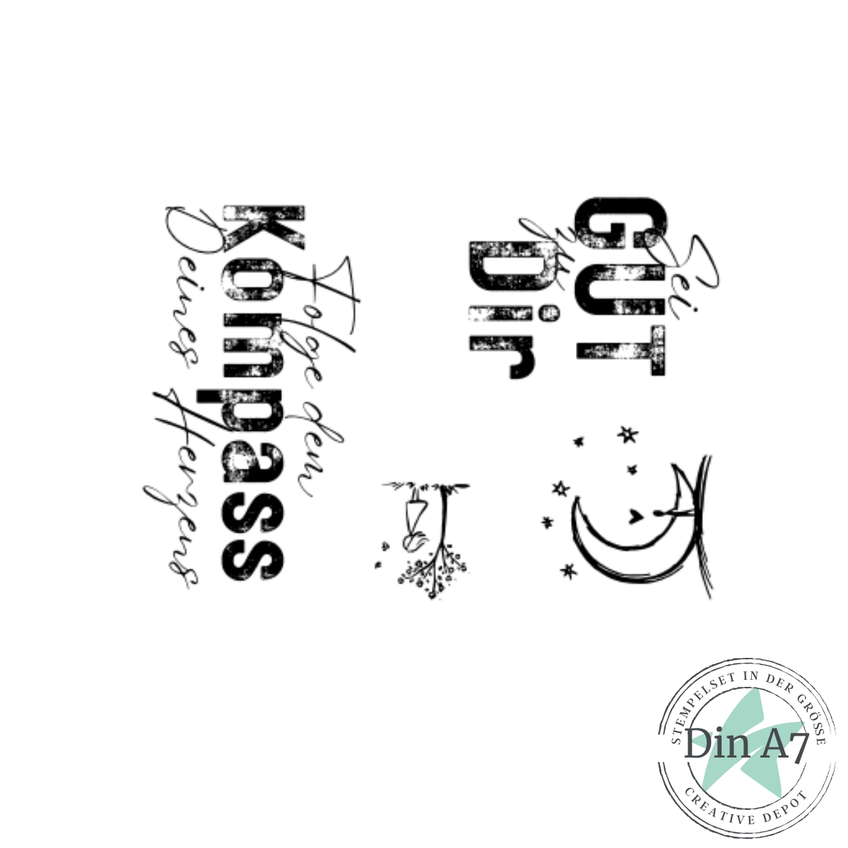 Stempelset - Goodie - Sei gut zu Dir