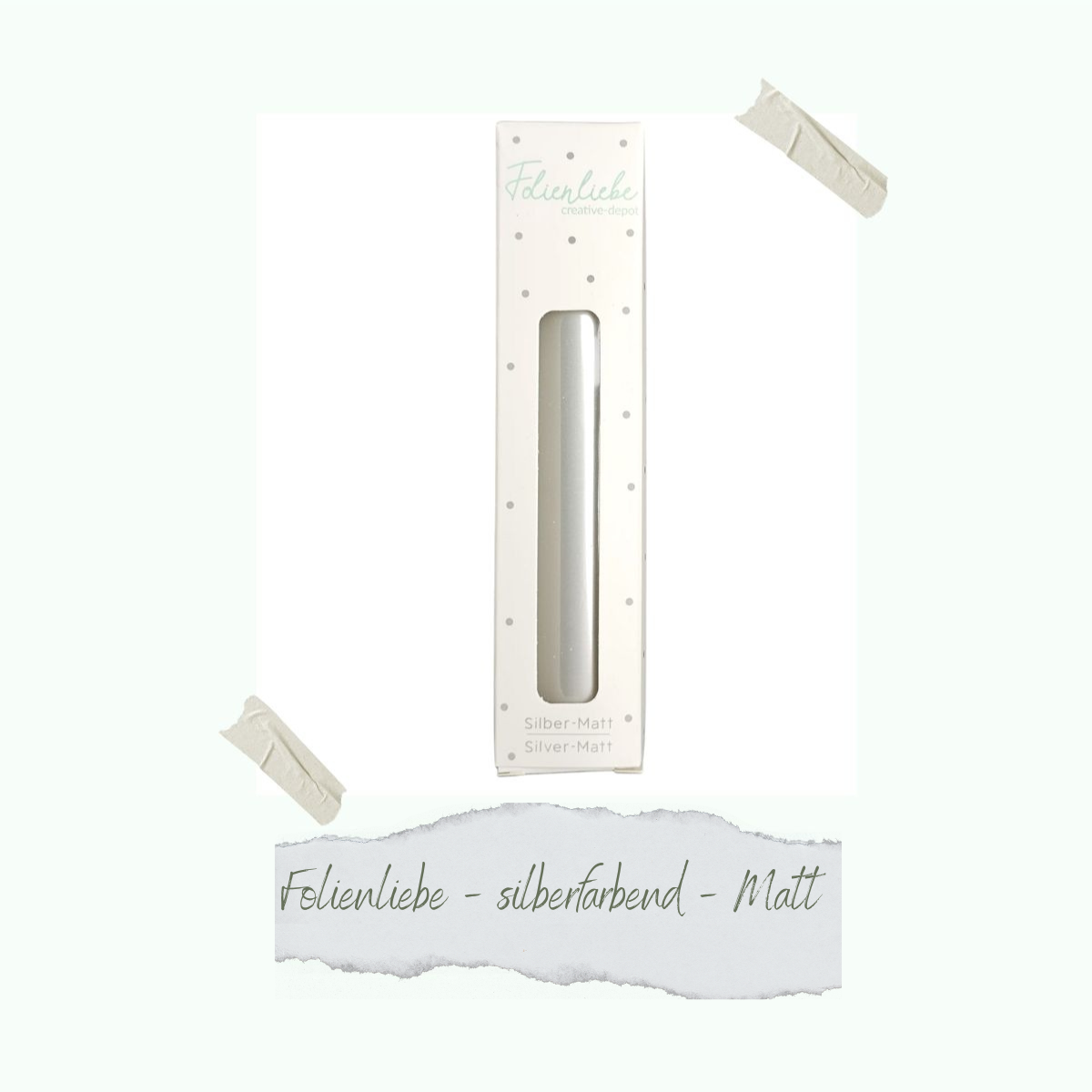 CD-FO-010 Folienliebe - silberfarbend - Matt