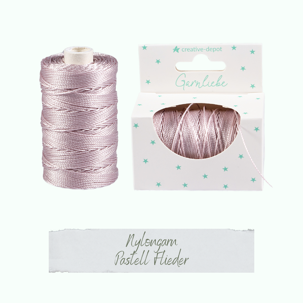 Nylongarn - Pastell Flieder - Garnliebe Nylongarn - Pastell Flieder - Garnliebe