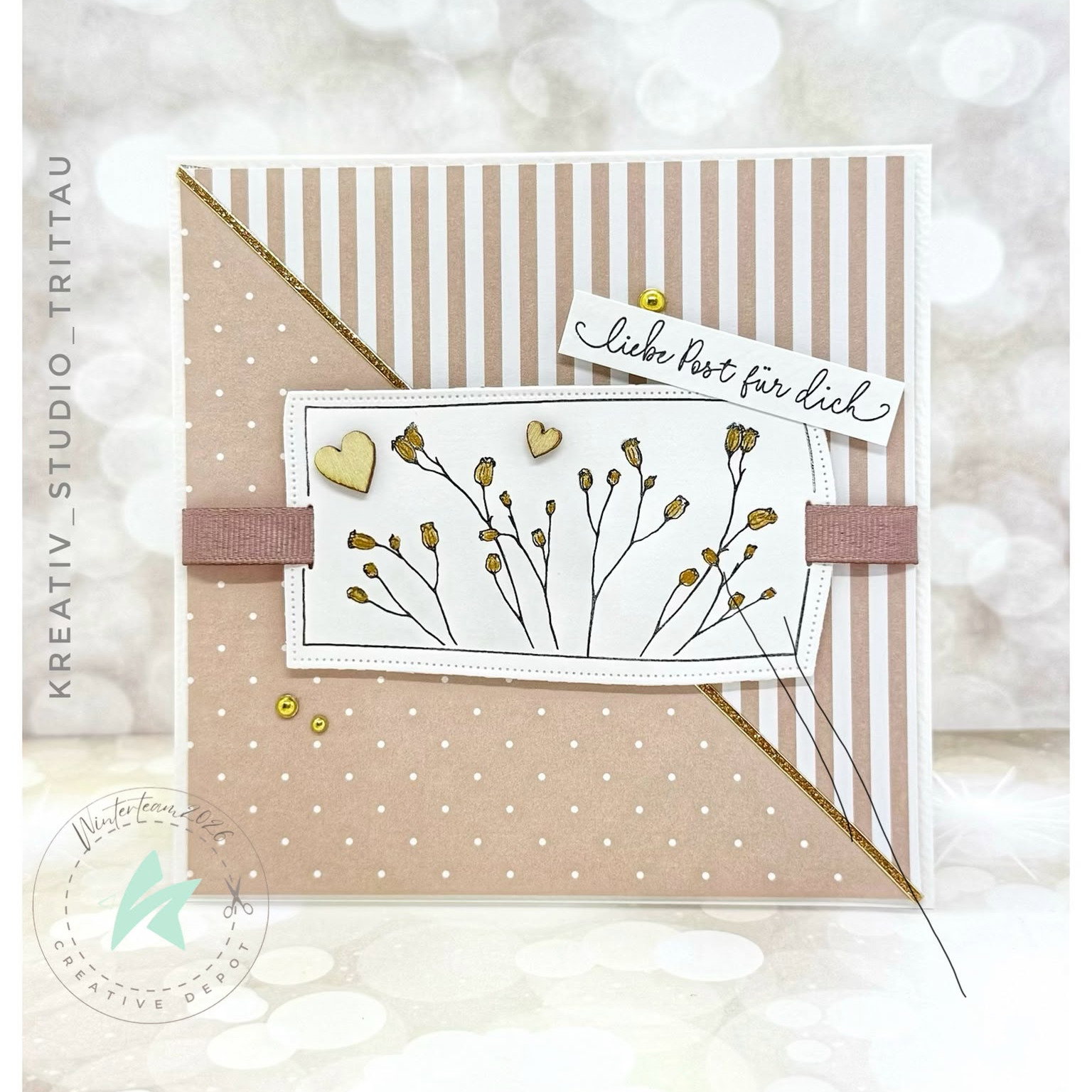 Stempelset - Doodle Tags Blumenromantik