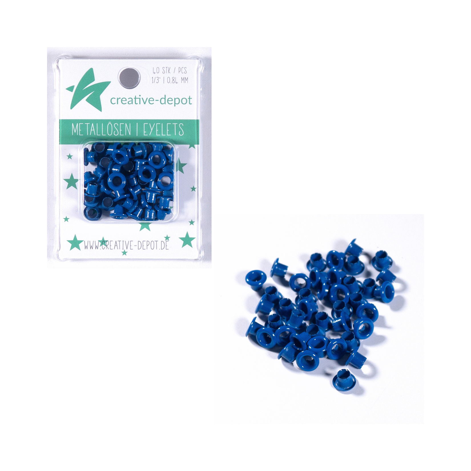 Eyelets - Admiralblau - 8mm