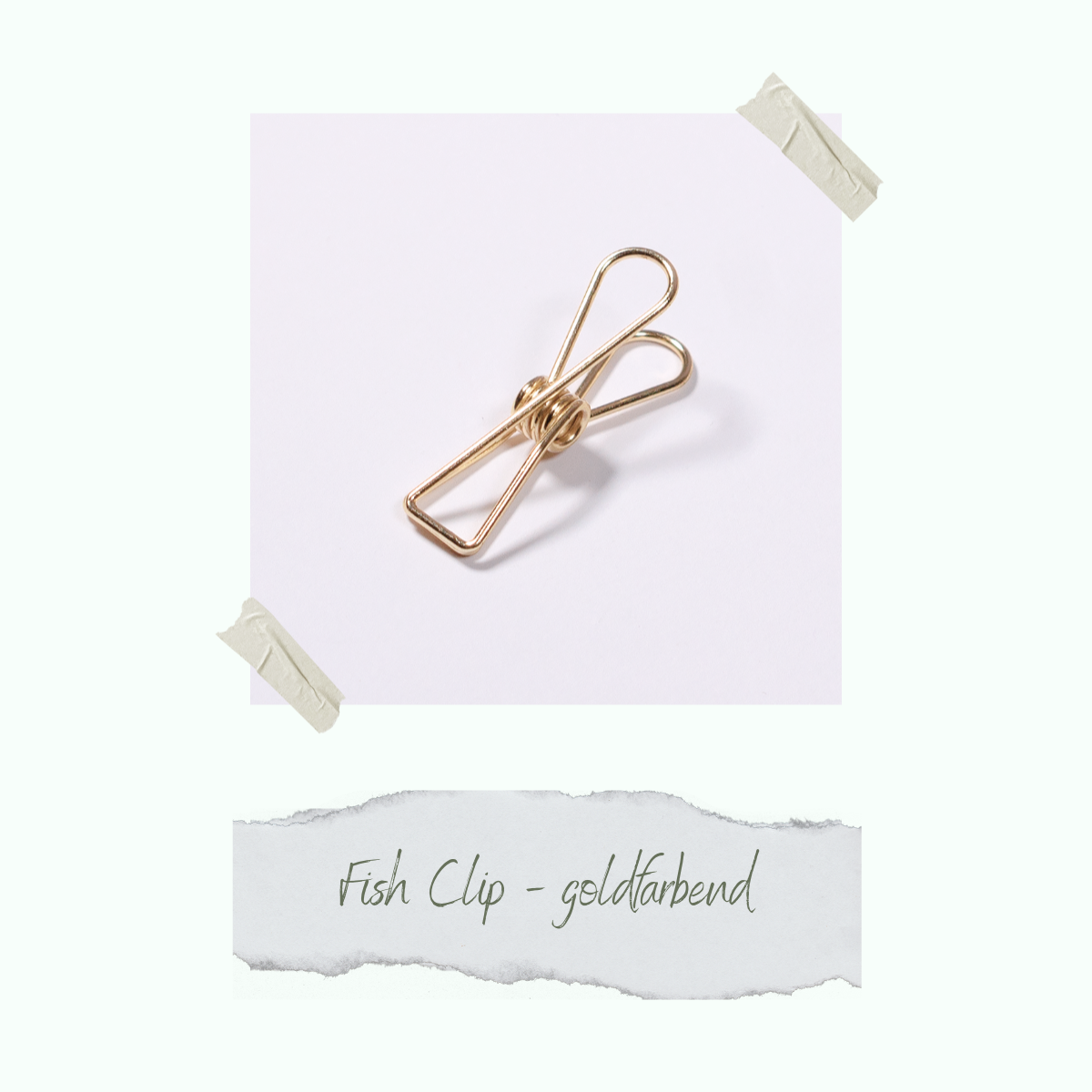 CD-ZB-050 Fish Clip - goldfarbend