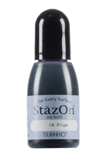 StazOn - Nachfülltinte - Plum 15ml