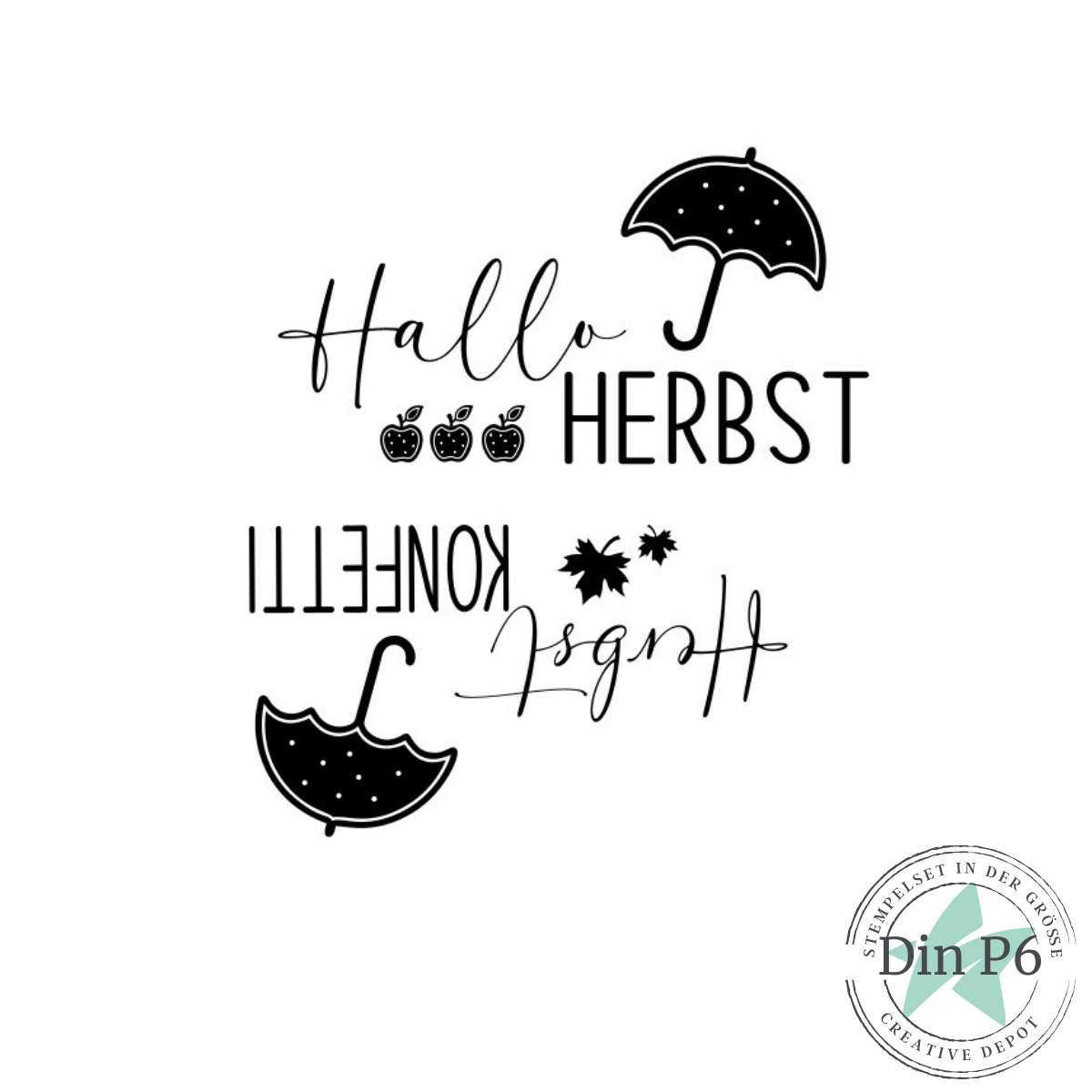 Stempelset - Herbstkonfetti