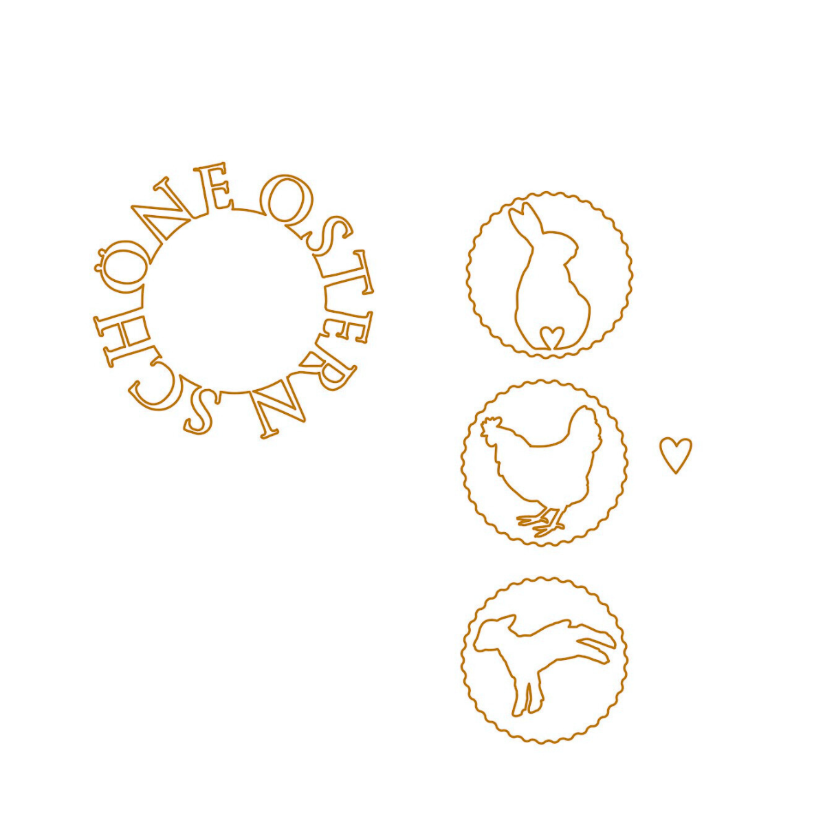 Die - Schöne Ostern mit Aufleger