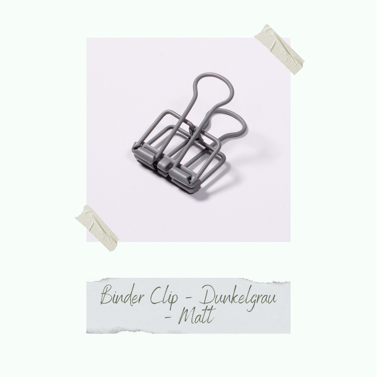 CD-ZB-032_Binder-Clip-Dunkelgrau-Matt-einzeln
