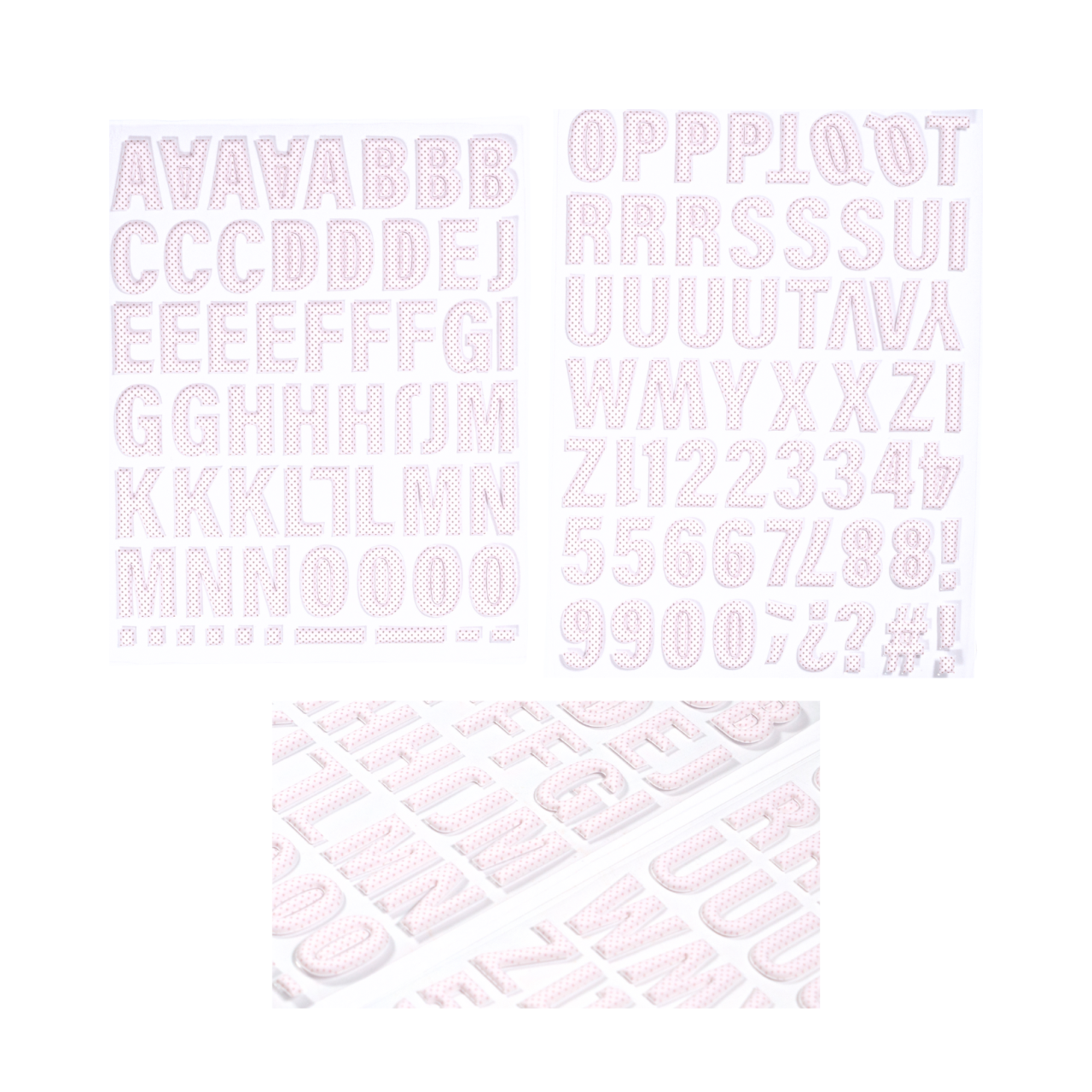 Puffy Sticker - ABC - Heath - Dots