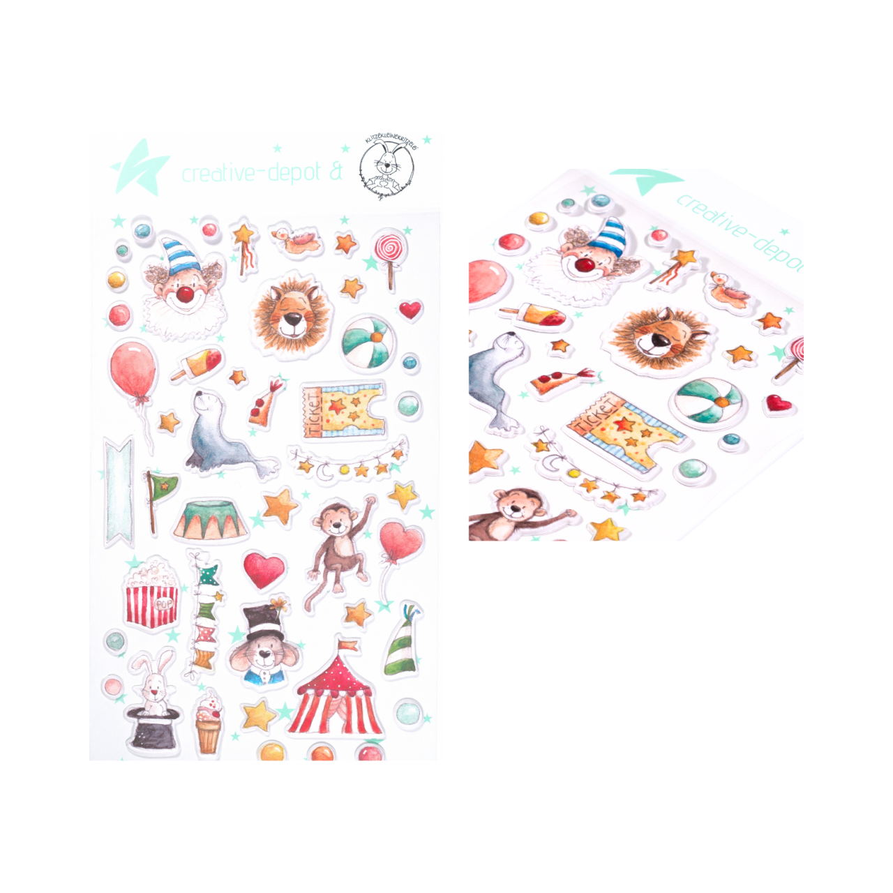 Puffy Sticker - Designline - Zirkusmagie | CD-PS-013
